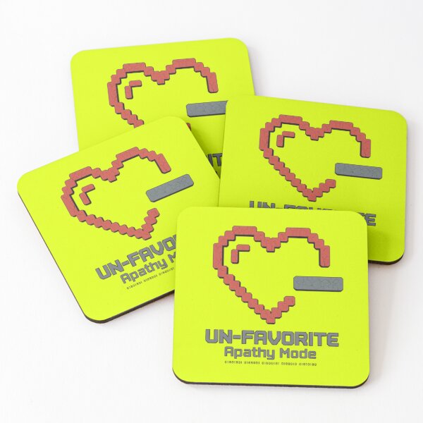 Item preview, UN-FAVORITE Apathy Mode Pixel Heart designed and sold by goldcov.
