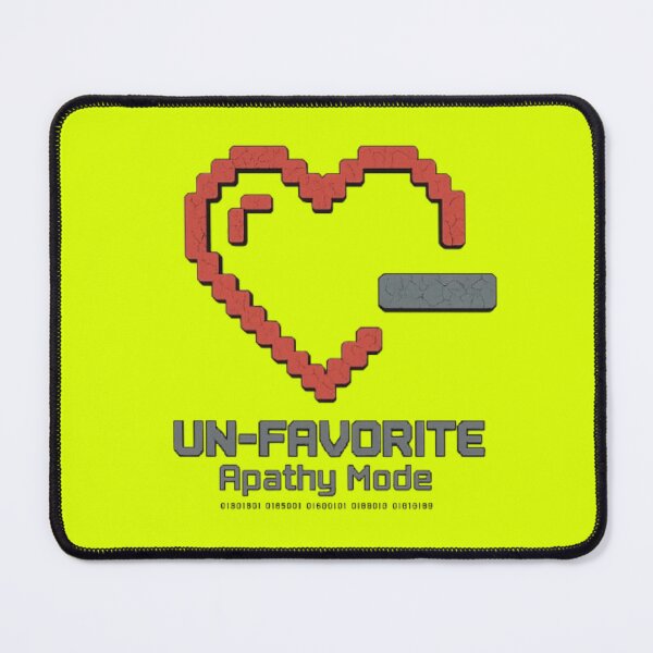 Item preview, UN-FAVORITE Apathy Mode Pixel Heart designed and sold by goldcov.