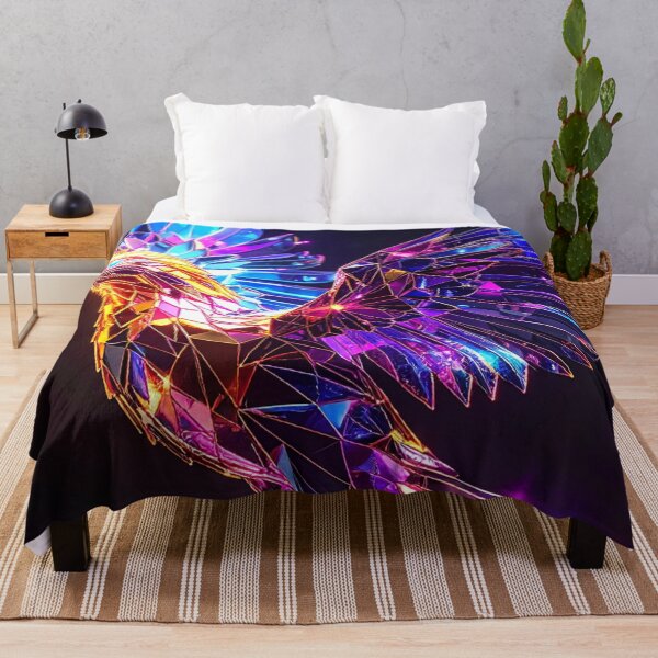 Item preview, Eternal Spark - 3D Iridescent Glass Phoenix Bird designed and sold by Kavin786.