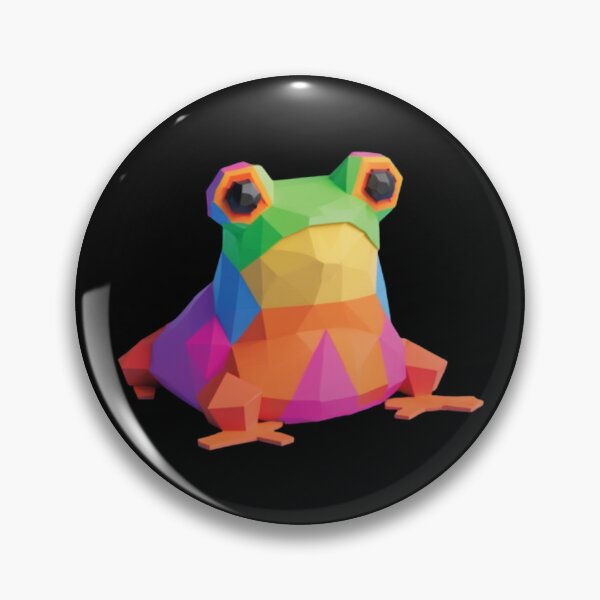 Item preview, Lowpoly Vibrant Frog Slug designed and sold by pompom123.