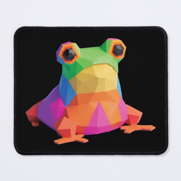 Item preview, Lowpoly Vibrant Frog Slug designed and sold by pompom123.