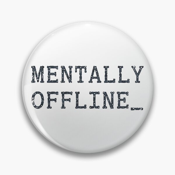 Item preview, MODES - mentally offline blk designed and sold by MetusArt.