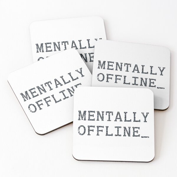 Item preview, MODES - mentally offline blk designed and sold by MetusArt.