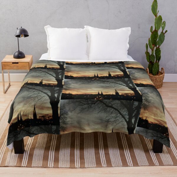 Item preview, Lübeck skyline in the evening designed and sold by nicwoodart.