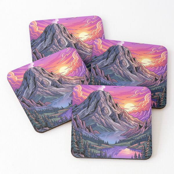 Artikelvorschau, Sonnenuntergangslandschaft im Lassen-Volcanic-Nationalpark entworfen und verkauft von SpiriTravels.
