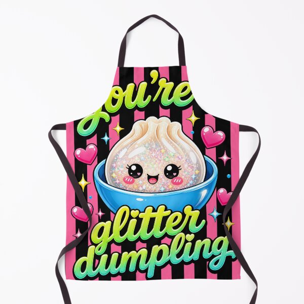 Item preview, You're a Glitter Dumpling Funny Food Pun Kawaii Dumpling designed and sold by DianneShelton.