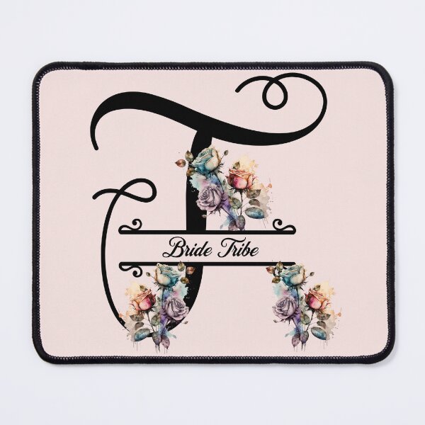 Item preview, Bride Tribe Floral Monogram Hen Party  designed and sold by GogaVibeRe.