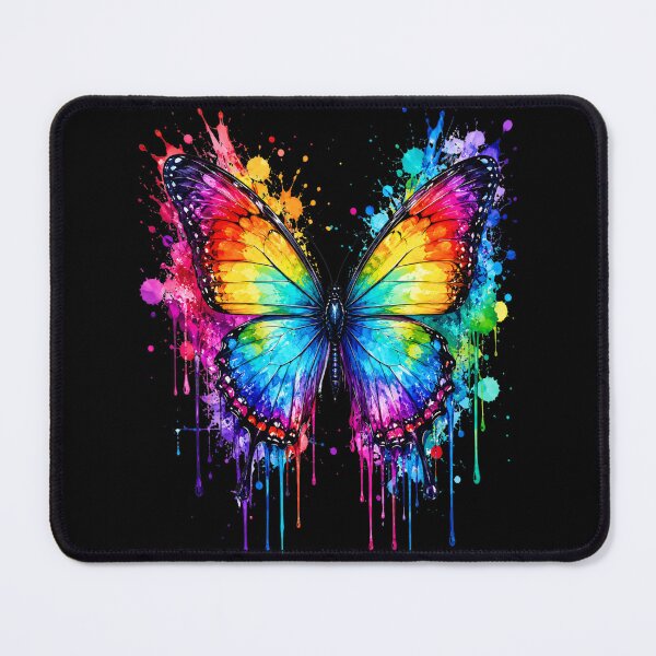 Item preview, Rainbow Watercolor Butterfly Design designed and sold by ColorSplash123.