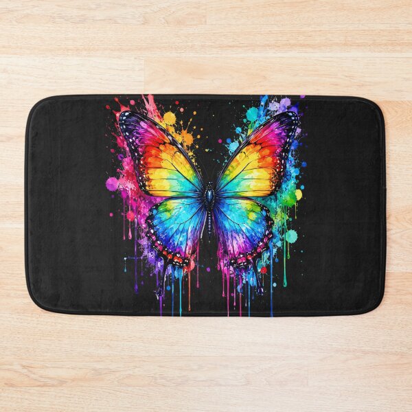 Item preview, Rainbow Watercolor Butterfly Design designed and sold by ColorSplash123.