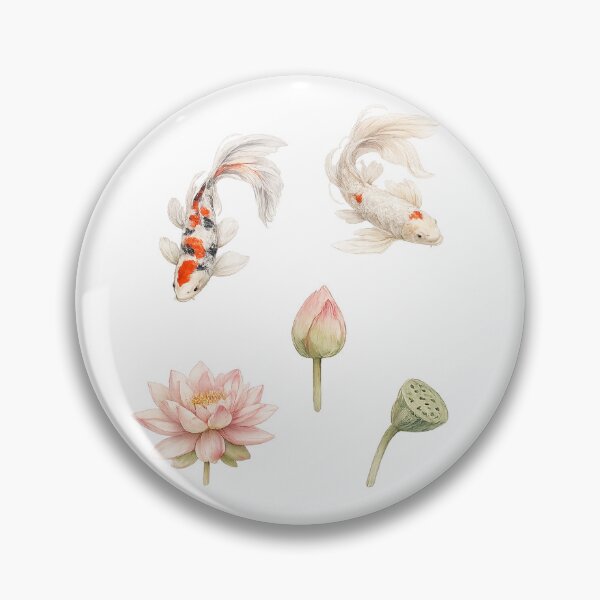 Item preview, koi fish sticker pack 3 designed and sold by inainart.