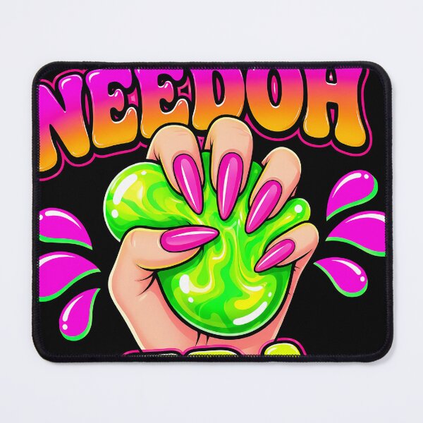 Item preview, In My Needoh Era Neon Retro Stress Ball Cute Bright designed and sold by DianneShelton.