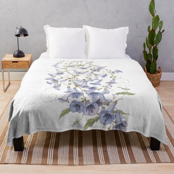 Item preview,  Blue morning glory flower  designed and sold by uunaa.