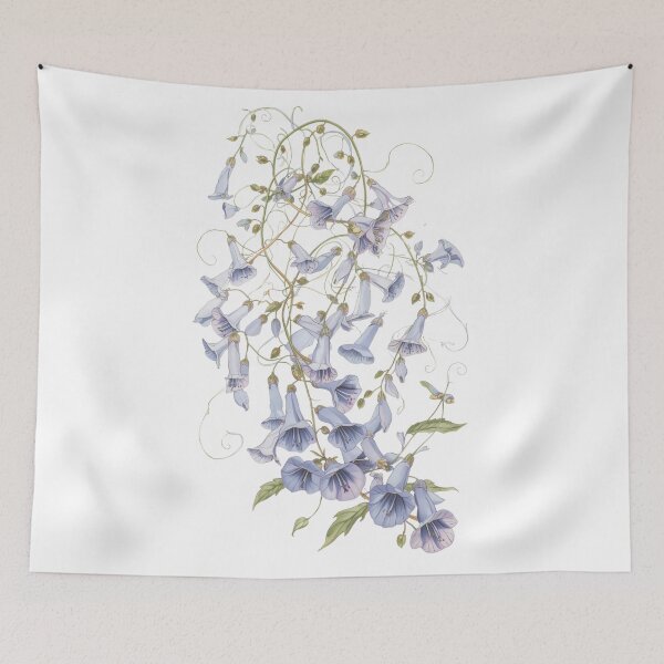 Item preview,  Blue morning glory flower  designed and sold by uunaa.