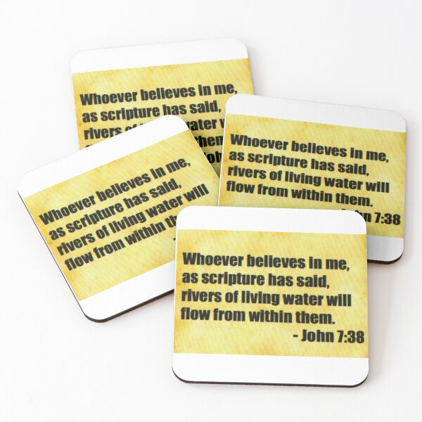 Item preview, John 7:38 designed and sold by di-Vera-Rosati.