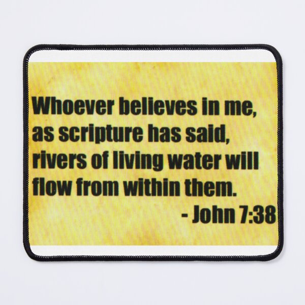 Item preview, John 7:38 designed and sold by di-Vera-Rosati.