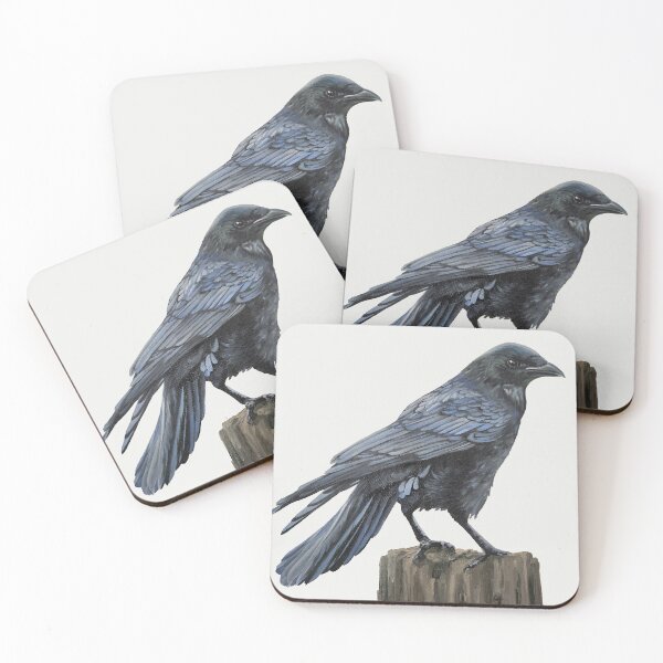 Item preview, American Crow painting designed and sold by Emily Bickell.