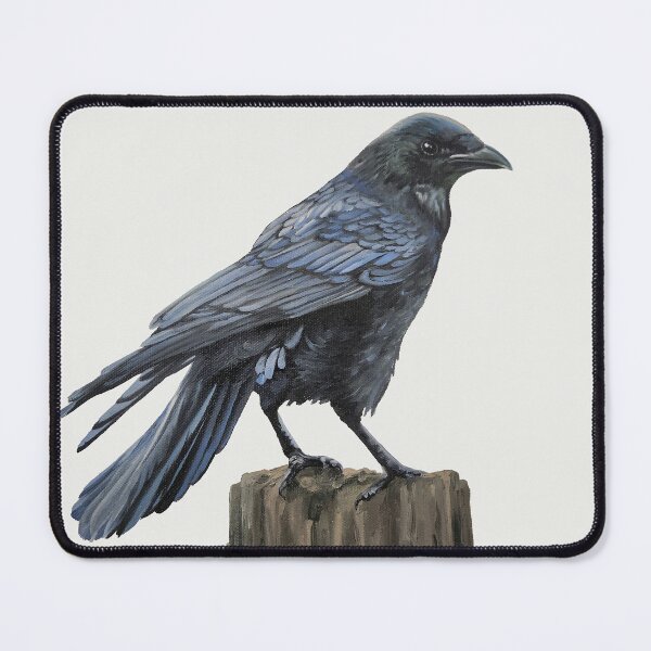 Item preview, American Crow painting designed and sold by Emily Bickell.