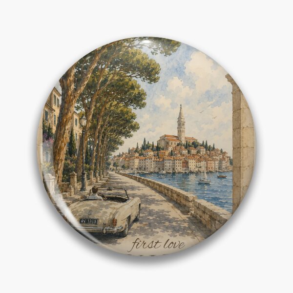 Item preview, Vintage Rovinj Croatia Travel designed and sold by ValMaDesign.