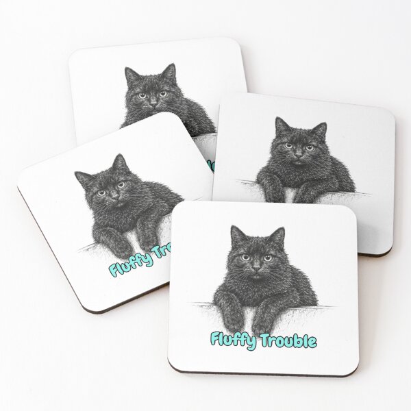 Item preview, Curious Black Kitten Sketch Art designed and sold by lumar23.