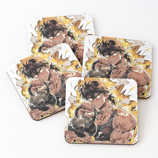 Item preview, Anime Gym Beast Kettlebell Fire Warrior designed and sold by Mrokar.