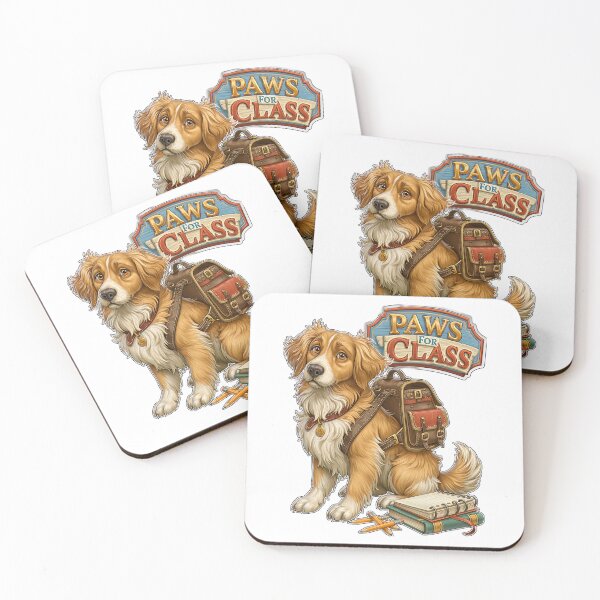 Item preview, Paws For Class Funny Back To School Dog Backpack designed and sold by Marcikart.