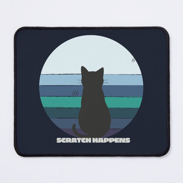 Item preview, Scratch Happens – Cat Scratch Retro Earth Design designed and sold by a-journey.
