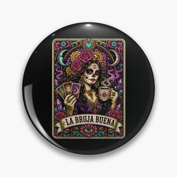 Item preview, La Bruja Buena Cafecito Y Chisme Tarot Mexican Witch Latina Coffee designed and sold by DesignsByAnett.
