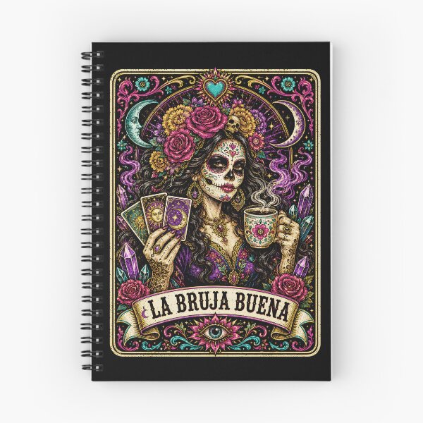 Item preview, La Bruja Buena Cafecito Y Chisme Tarot Mexican Witch Latina Coffee designed and sold by DesignsByAnett.