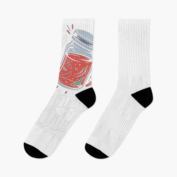 Item preview, Powered By Chili Oil Spicy Food Lover designed and sold by SuperAndSocial.