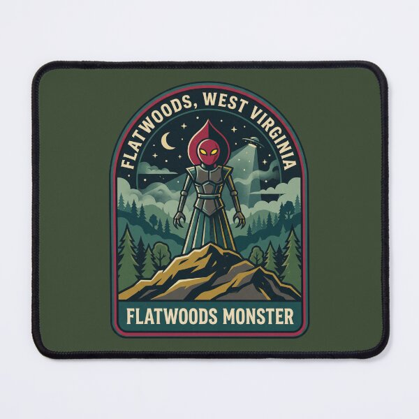 Item preview, Flatwoods, West Virginia – Flatwoods Monster | National Park Badge Design designed and sold by ElNiro.
