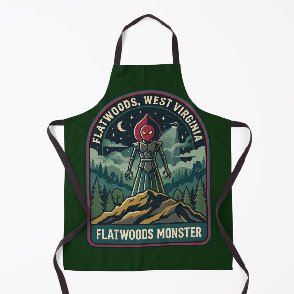 Item preview, Flatwoods, West Virginia – Flatwoods Monster | National Park Badge Design designed and sold by ElNiro.