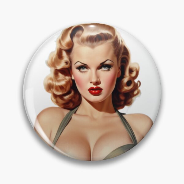 Item preview, Vintage Military Pin Up Girl Art Print | Retro 1940s Bombshell Glamour Illustration designed and sold by MissSaylor.