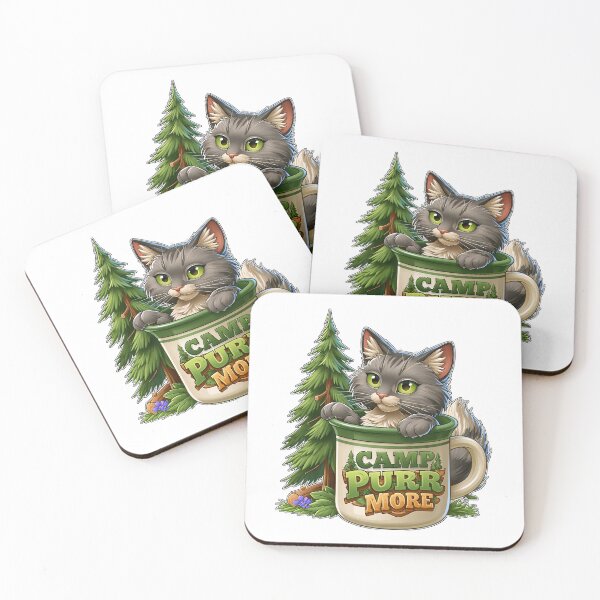 Item preview, Camp Purr More Funny Camping Cat Nature Lover designed and sold by Marcikart.