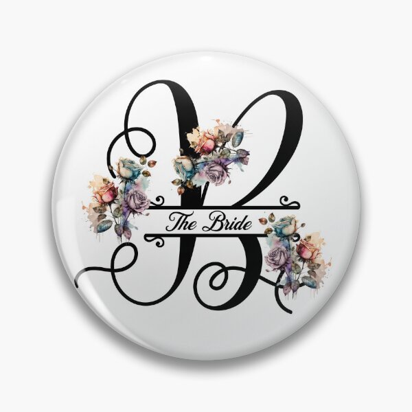 Item preview, The Bride Floral Monogram Hen Party designed and sold by GogaVibeRe.