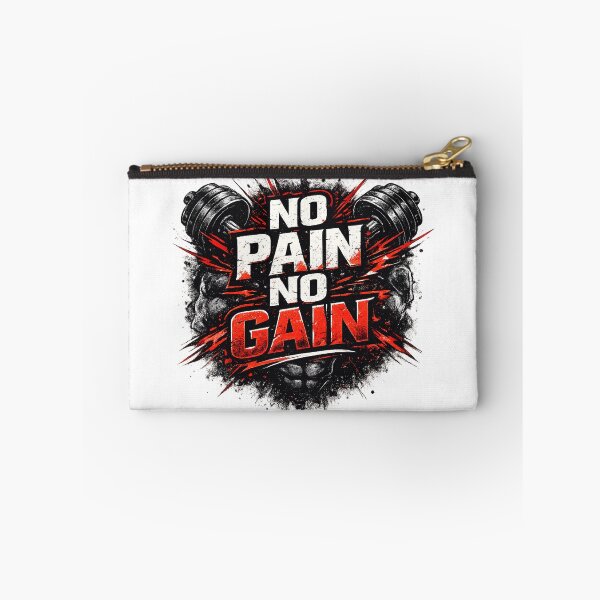 Item preview, No Pain No Gain Fitness Typography designed and sold by Jagruti_Artzone.