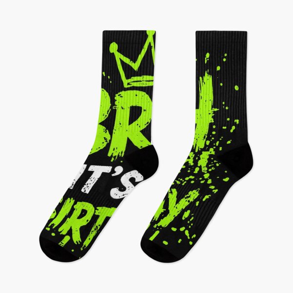 Item preview, Bruh It's My Birthday Neon Green Graffiti Style Birthday Celebration Gift designed and sold by ObukiLantara.