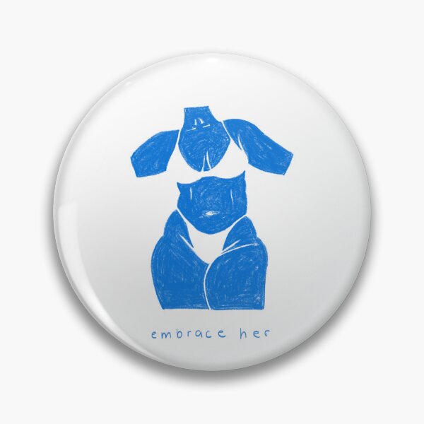 Item preview, Female body silhouette - embrace her designed and sold by madebyklein.