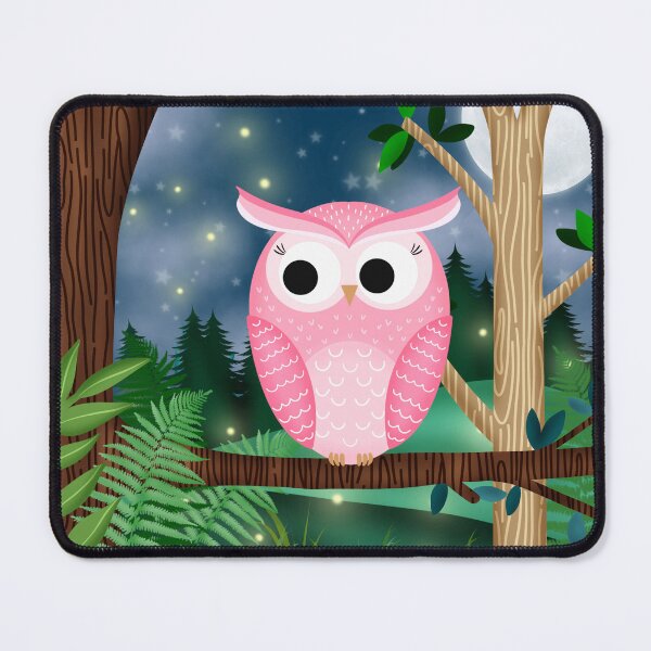 Item preview, Pink Owl in a Tree designed and sold by NotPrettyinPink.