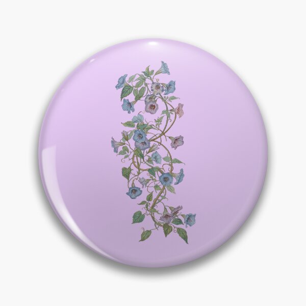 Item preview,  Blue morning glory flower  designed and sold by uunaa.
