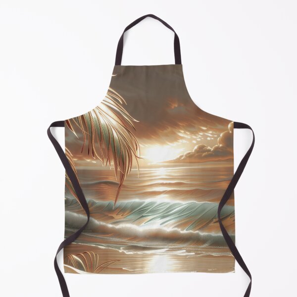 Item preview, Vintage Tropical Ocean Sunset designed and sold by MargaretWiktor.