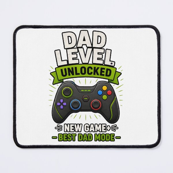 Item preview, Dad Level Unlocked Gamer Dad Shirt designed and sold by PINK FREE.