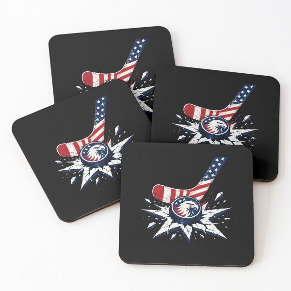 Item preview, 4th of July Ice Hockey Stick Puck US Flag Men Boys Kids designed and sold by clothesy7.