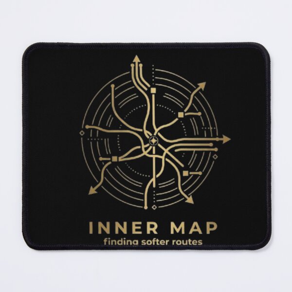 Item preview, Inner Map Geometric Compass Navigation Graphic designed and sold by Inkfino.