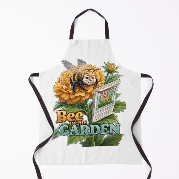 Item preview, Bee In The Garden Funny Bumblebee Flower designed and sold by Marcikart.