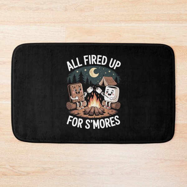 Item preview, All Fired Up For S'mores Camping Campfire Fun designed and sold by SuperAndSocial.
