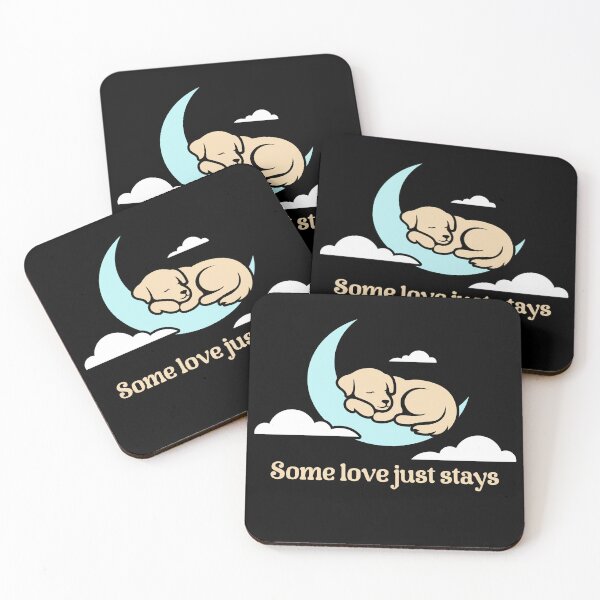 Item preview, Some Love Just Stays – Emotional Dog Owner Illustration designed and sold by ZUMERI.