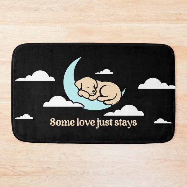 Item preview, Some Love Just Stays – Emotional Dog Owner Illustration designed and sold by ZUMERI.