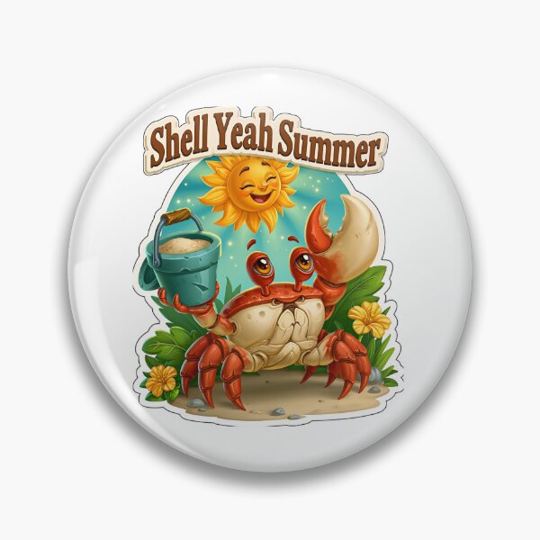 Item preview, Shell Yeah Summer Funny Beach Crab Vacation designed and sold by Marcikart.
