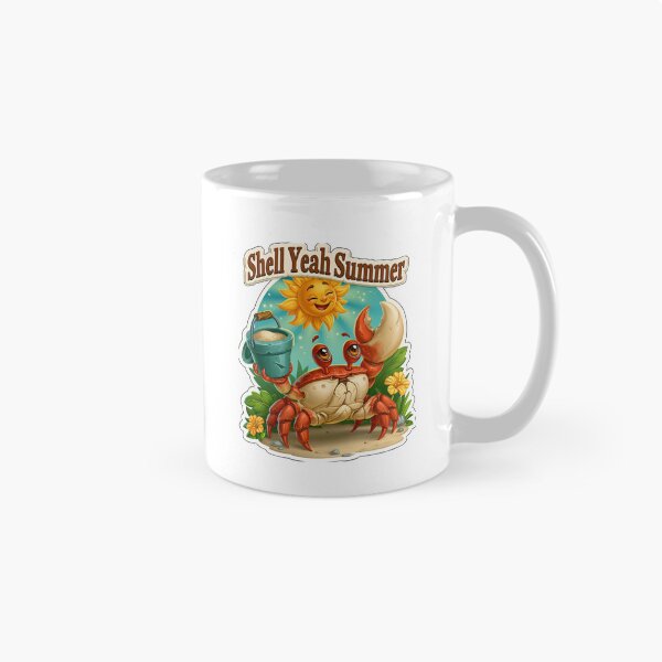 Item preview, Shell Yeah Summer Funny Beach Crab Vacation designed and sold by Marcikart.