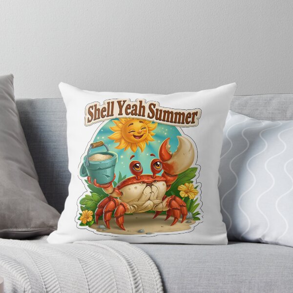 Item preview, Shell Yeah Summer Funny Beach Crab Vacation designed and sold by Marcikart.